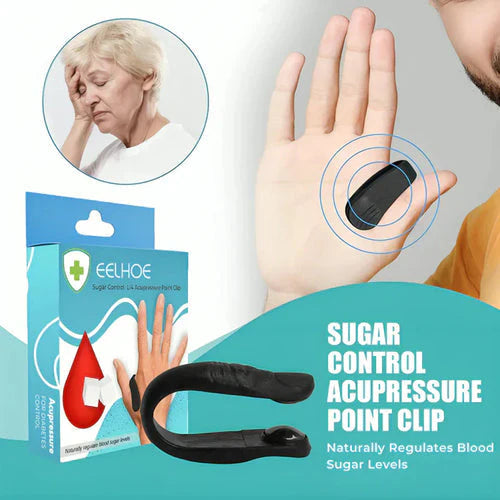 Sugar Control LI4 Acupressure Point Clip – Natural Diabetes Manager (Buy 1 Get 1 Free)